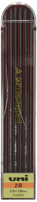 Mitsubishi Pencil Uni Holder 2B 2.0mm Pencil Refill Uln2B-Kiichin - The #1 Place for Japanese Goods in Your Hand!