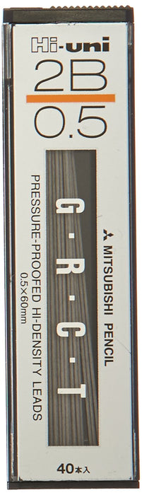 Mitsubishi Pencil Uni Refill 0.5M/M 2B Hi-Uni Lead Hu05300-2B-Kiichin - The #1 Place for Japanese Goods in Your Hand!