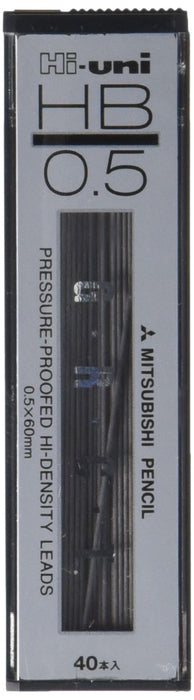 Mitsubishi Pencil Uni Hi-Uni HB 0.5mm Lead Refill Pack of 40-Kiichin - The #1 Place for Japanese Goods in Your Hand!