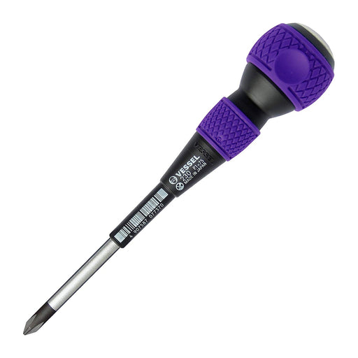 Vessel Ball Grip Penetrating Driver +1x75 230V Compact Tool-Kiichin - The #1 Place for Japanese Goods in Your Hand!