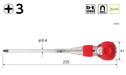 Vessel Brand Ball Grip Penetration Safety Driver with 3x150 250 Specifications-Kiichin - The #1 Place for Japanese Goods in Your Hand!