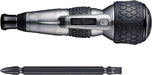 Vessel Electric Ball Grip Driver Plus Premium 3-Stage Switching Gray 1 Bit Included 220Usb-P1Gr-Kiichin - The #1 Place for Japanese Goods in Your Hand!