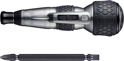 Vessel Electric Ball Grip Driver Plus Premium 3-Stage Switching Gray 1 Bit Included 220Usb-P1Gr-Kiichin - The #1 Place for Japanese Goods in Your Hand!