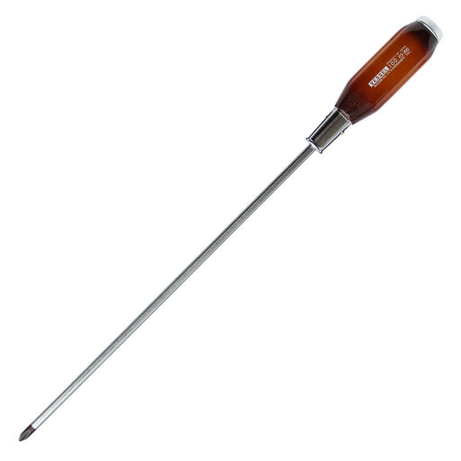 Vessel Heavy Duty Penetrating Driver with Long Wooden Handle +2x300 100-Kiichin - The #1 Place for Japanese Goods in Your Hand!