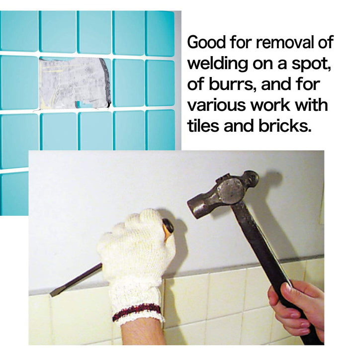 Vessel Megadora Chisel Driver 9.5x120mm Precision Tool 970C95120