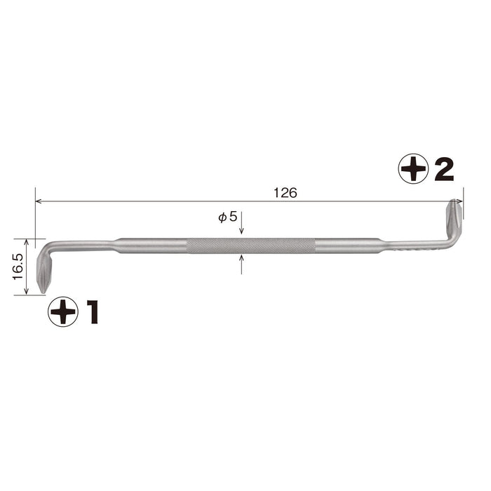 Vessel Z Type Offset Driver +1/+2 – TD-64 Model Power Tool-Kiichin - The #1 Place for Japanese Goods in Your Hand!
