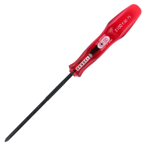Vessel Precision Shaft Power Grip Driver +00x75 B-5100 Tool-Kiichin - The #1 Place for Japanese Goods in Your Hand!