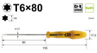 Vessel Power Grip Torx T6x80 Driver 5400Tx Superior Vessel Tool-Kiichin - The #1 Place for Japanese Goods in Your Hand!