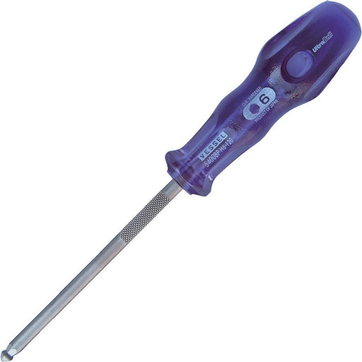 Vessel Power Grip Ultra 6.0mm Ball Driver - Vessel B-5400Bp Tool-Kiichin - The #1 Place for Japanese Goods in Your Hand!