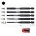 Vessel 5-Piece Stepped Bit Sakisbo Hex Set with BW-32 Screw Mag Catcher-Kiichin - The #1 Place for Japanese Goods in Your Hand!