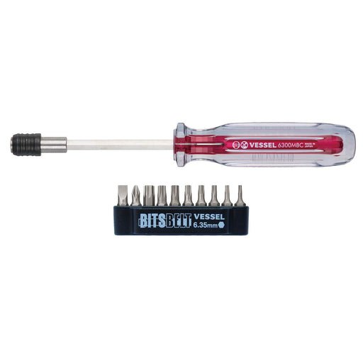 Vessel Torx Screwdriver Set with 10 Bits TD-6310Tx - Short Bit Replacement Type-Kiichin - The #1 Place for Japanese Goods in Your Hand!