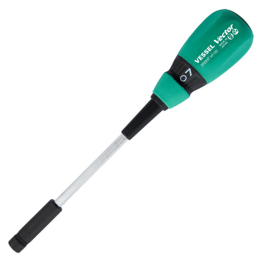 Vessel Vector 7.0mm Nut Driver B-290NT Premium Tool-Kiichin - The #1 Place for Japanese Goods in Your Hand!