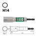 Vessel Deep Hole Socket - 12 Square 14 Wide for Bolts and Nuts (LA201411)-Kiichin - The #1 Place for Japanese Goods in Your Hand!