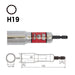 Vessel Deep Hole Socket 12 Square Optimal Width 19 for Bolts and Nuts - Vessel Tools-Kiichin - The #1 Place for Japanese Goods in Your Hand!