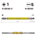 Vessel 2-Piece Double Ended Gosai Bit +1/-5x110 GS141511 Combination Set-Kiichin - The #1 Place for Japanese Goods in Your Hand!