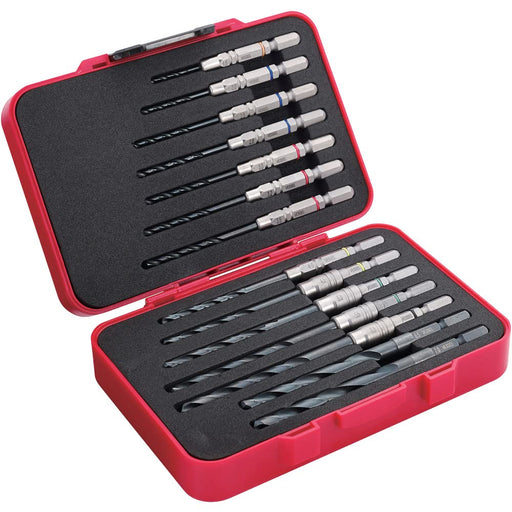 Vessel 14-Piece Ironwork Drill Set in Special Box - Amd14S-Kiichin - The #1 Place for Japanese Goods in Your Hand!