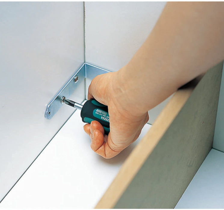 Vessel Megadora Stubby Screwdriver -6x25 920 Compact Handy Vessel Tool-Kiichin - The #1 Place for Japanese Goods in Your Hand!