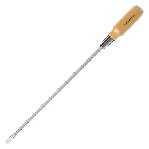 Vessel Long Shaft Wooden Handle Penetrating Driver 6x300 mm 350V Series-Kiichin - The #1 Place for Japanese Goods in Your Hand!