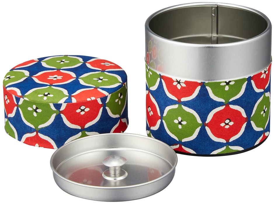 Yamaco Tea Canister 87586 Haikara San Flower Pattern Storage Jar-Kiichin - The #1 Place for Japanese Goods in Your Hand!