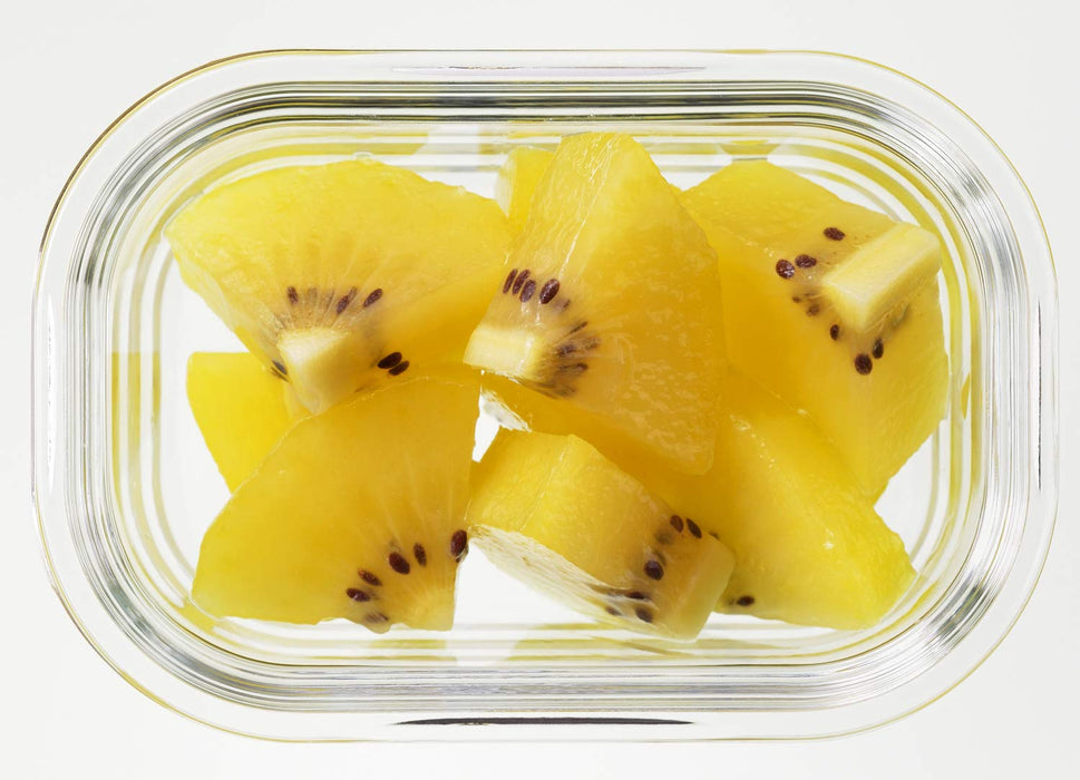 Yoshikawa Glass Storage Container Set 120ml 3Pcs Mini Square 4-Point Lock-Kiichin - The #1 Place for Japanese Goods in Your Hand!