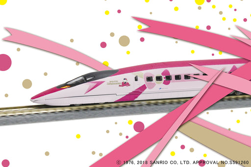 Rokuhan Z Gauge Hello Kitty 3-Car Model Train Set T013-6 Series 500 Railway-Kiichin - The #1 Place for Japanese Goods in Your Hand!