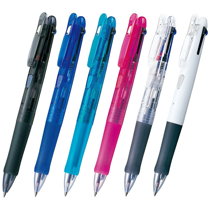 Zebra 4-Color G4C Clip-On Blue Ballpoint Pen Pack of 10 - Model B-B4A3Zebra-Kiichin - The #1 Place for Japanese Goods in Your Hand!