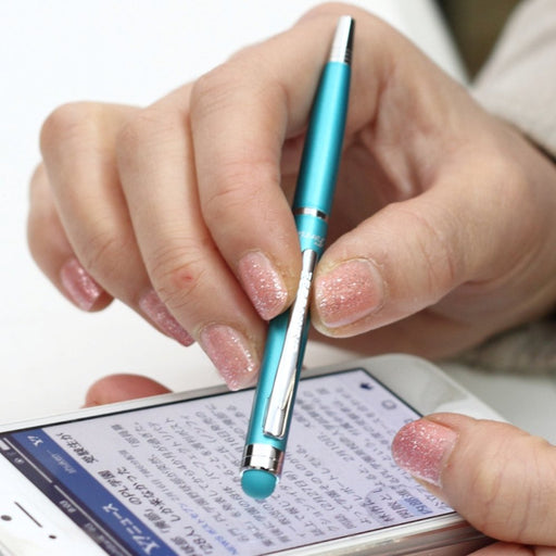 Zebra Fortia Stylus Ballpoint Pen in Blue Green - Patc2Bg Series-Kiichin - The #1 Place for Japanese Goods in Your Hand!