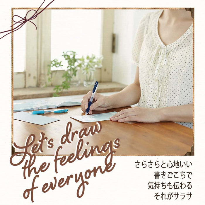 Zebra Sarasa Blue Black Gel Ballpoint Pen Refill JF-0.5 Lead 10 Pieces Pack-Kiichin - The #1 Place for Japanese Goods in Your Hand!