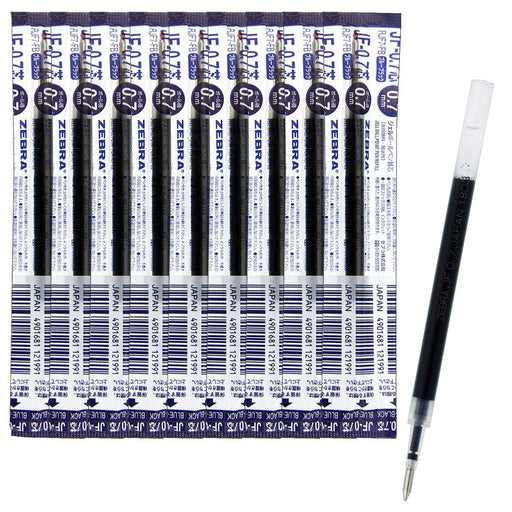 Zebra Sarasa Blue-Black Gel Ballpoint Pen Refill JF-0.7 Lead 10 Pieces Pack-Kiichin - The #1 Place for Japanese Goods in Your Hand!