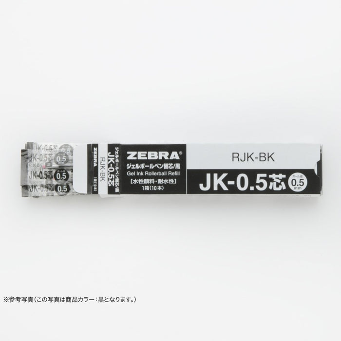 Zebra Multicolor Gel Ballpoint Pen Refills JK-0.5 Red Lead Pack of 10-Kiichin - The #1 Place for Japanese Goods in Your Hand!