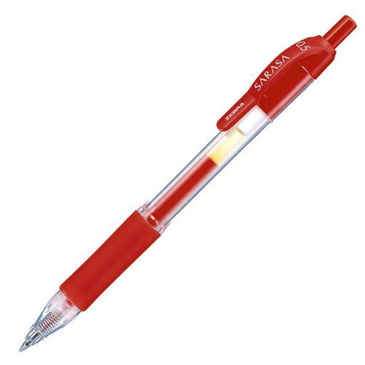 Zebra Sarasa Gel Ballpoint Pen 0.5 mm Red Ink 5 Pieces Pack - Zebra-Kiichin - The #1 Place for Japanese Goods in Your Hand!