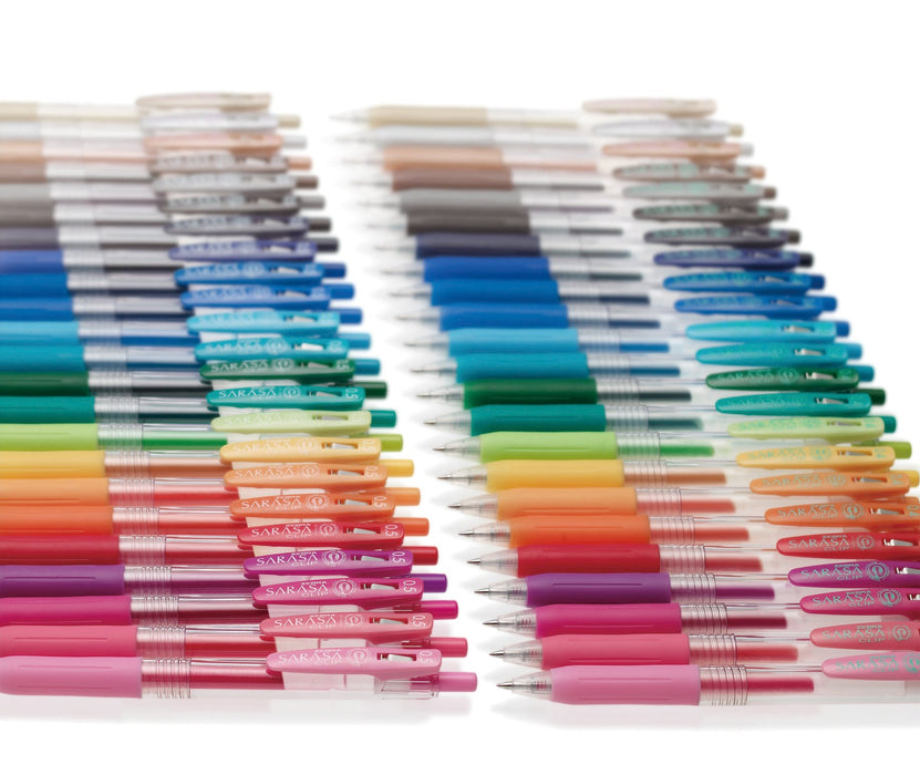Zebra Sarasa Clip Blue Gel Ballpoint Pen 0.5 mm Tip Pack of 10-Kiichin - The #1 Place for Japanese Goods in Your Hand!