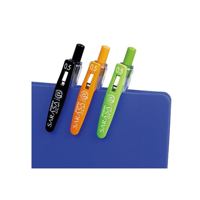 Zebra Sarasa Clip 0.5 Green Gel Ballpoint Pen Pack of 10-Kiichin - The #1 Place for Japanese Goods in Your Hand!