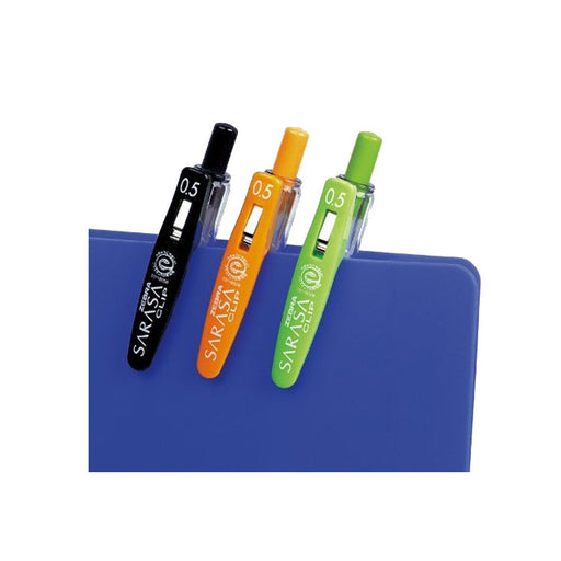 Zebra Sarasa Clip Gel Ballpoint Pen 0.5mm 10-Pack Orange - B-JJ15-OR-Kiichin - The #1 Place for Japanese Goods in Your Hand!