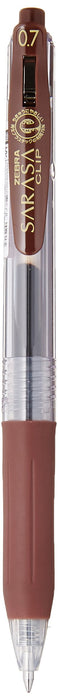 Zebra Sarasa Clip 0.7 Gel Ballpoint Pen in Elegant Brown-Kiichin - The #1 Place for Japanese Goods in Your Hand!