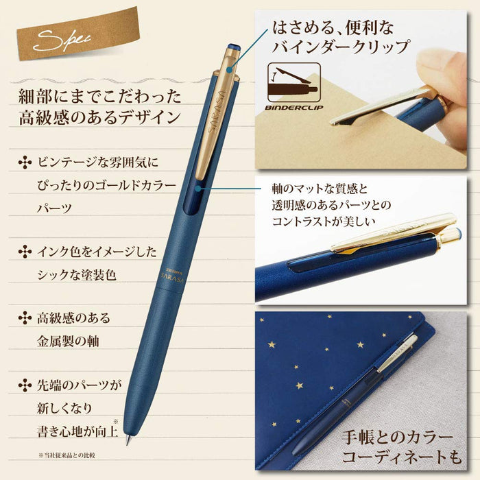Zebra Sarasa Grand Gel Ballpoint Pen Matte Black 0.5MM-Kiichin - The #1 Place for Japanese Goods in Your Hand!