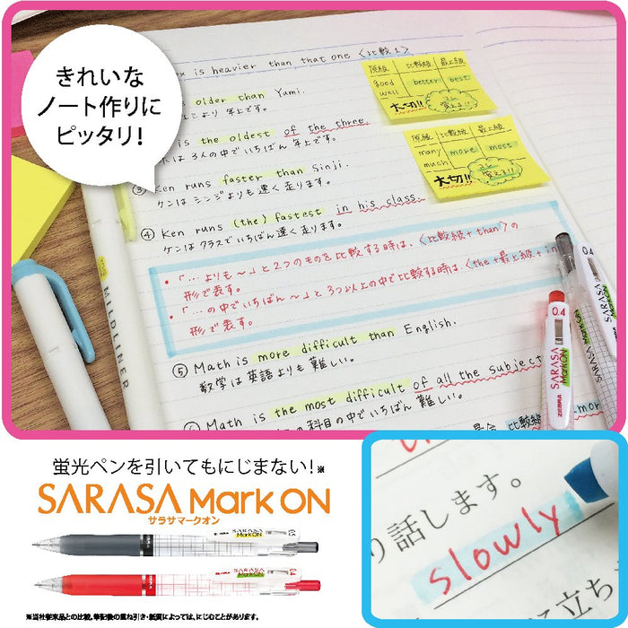 Zebra Sarasa Markon Blue Gel Ballpoint Pen 0.4mm Tip Box of 10 pens-Kiichin - The #1 Place for Japanese Goods in Your Hand!