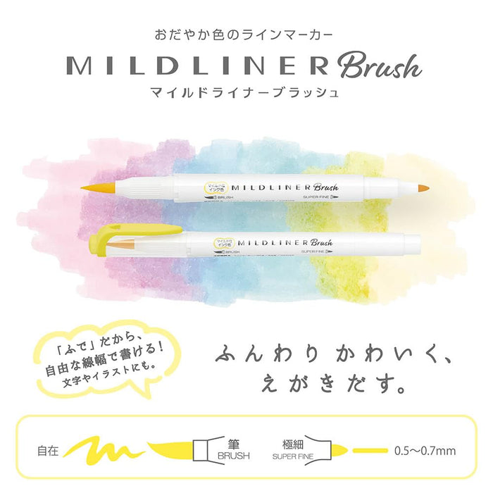 Zebra Blush Ocha-San Mild Liner Highlighter Cat Set for Home Relaxation-Kiichin - The #1 Place for Japanese Goods in Your Hand!