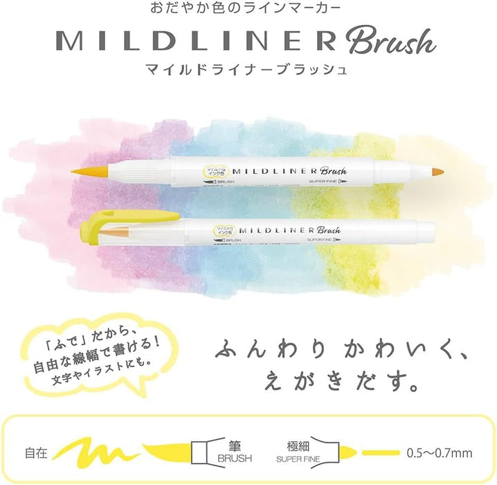 Zebra Highlighter Mild Liner Blush Ocha-San Peaceful Sea Friend Set-Kiichin - The #1 Place for Japanese Goods in Your Hand!