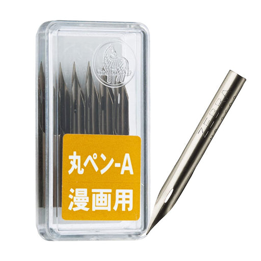 Zebra Manga Round Nib Pen No.2586-A Pack of 10 – Zebra PM-1C-AK Art Pens-Kiichin - The #1 Place for Japanese Goods in Your Hand!