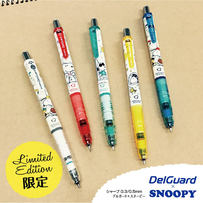 Zebra Delguard 0.5 Limited Color Blue Snoopy Comic Mechanical Pencil-Kiichin - The #1 Place for Japanese Goods in Your Hand!