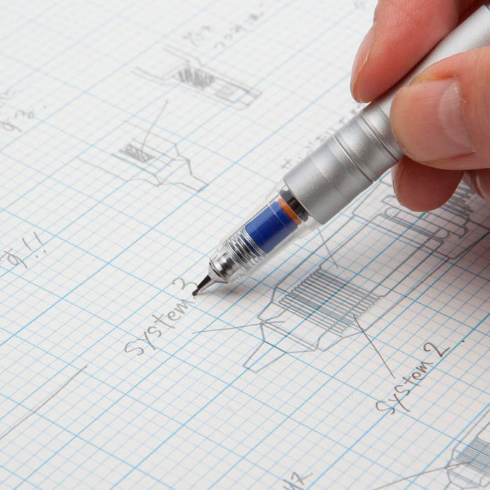 Zebra DelGuard Type LX 0.5mm Mechanical Pencil in White - P-MA86-W-Kiichin - The #1 Place for Japanese Goods in Your Hand!