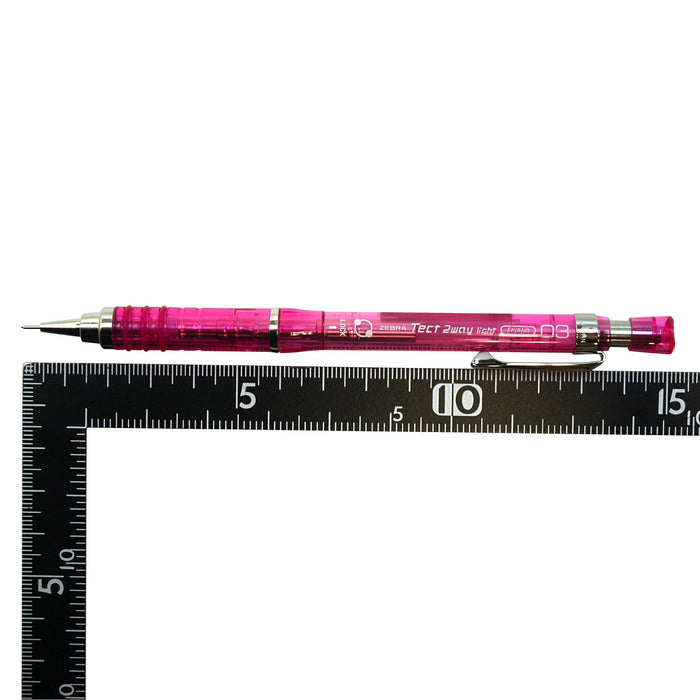 Zebra Light 0.3 White Mechanical Pencil Tect Two Way Mas42-W-Kiichin - The #1 Place for Japanese Goods in Your Hand!