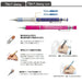 Zebra Tect Two Way Light Mechanical Pencil 0.7 Yellow Orange Mab42-Yo-Kiichin - The #1 Place for Japanese Goods in Your Hand!