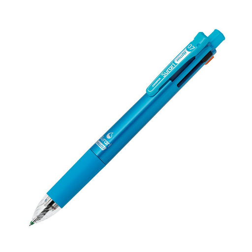 Zebra Multi-Function Pen 4 Colors Sharp Slurry 0.7 Light Blue - P-B4Sa11-Lb-Kiichin - The #1 Place for Japanese Goods in Your Hand!