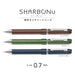 Zebra Sharbo Nu Multi-Function Pen 0.7mm Nature Moss Green Color-Kiichin - The #1 Place for Japanese Goods in Your Hand!