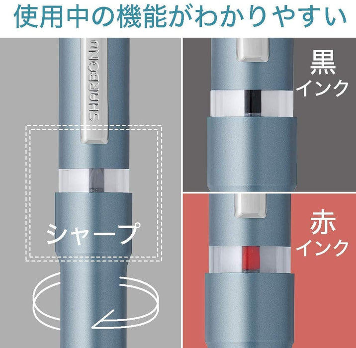 Zebra Sharbo Nu Multi-Function Pen 0.7mm Nature Moss Green Color-Kiichin - The #1 Place for Japanese Goods in Your Hand!