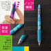 Zebra 4-Color Multifunctional Pen with Sharp Clip-On Light Blue-Kiichin - The #1 Place for Japanese Goods in Your Hand!