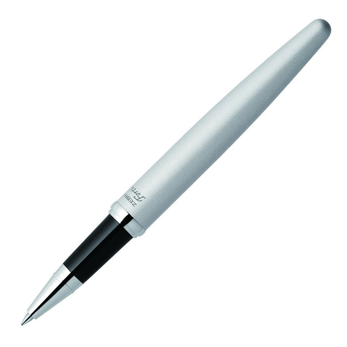 Zebra Fortia St Cap Ballpoint Pen 0.7mm Oil-Based Ink Silver - BA91-S-Kiichin - The #1 Place for Japanese Goods in Your Hand!