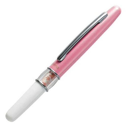 Zebra Pink Minna Japanese Pattern Ballpoint Pen with Cherry Blossom Oil-Based-Kiichin - The #1 Place for Japanese Goods in Your Hand!